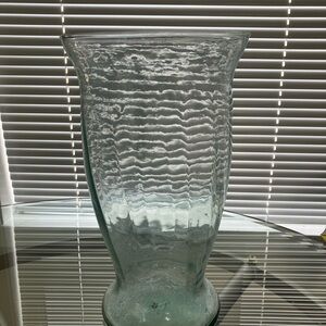 Elegant Textured Glass Vase